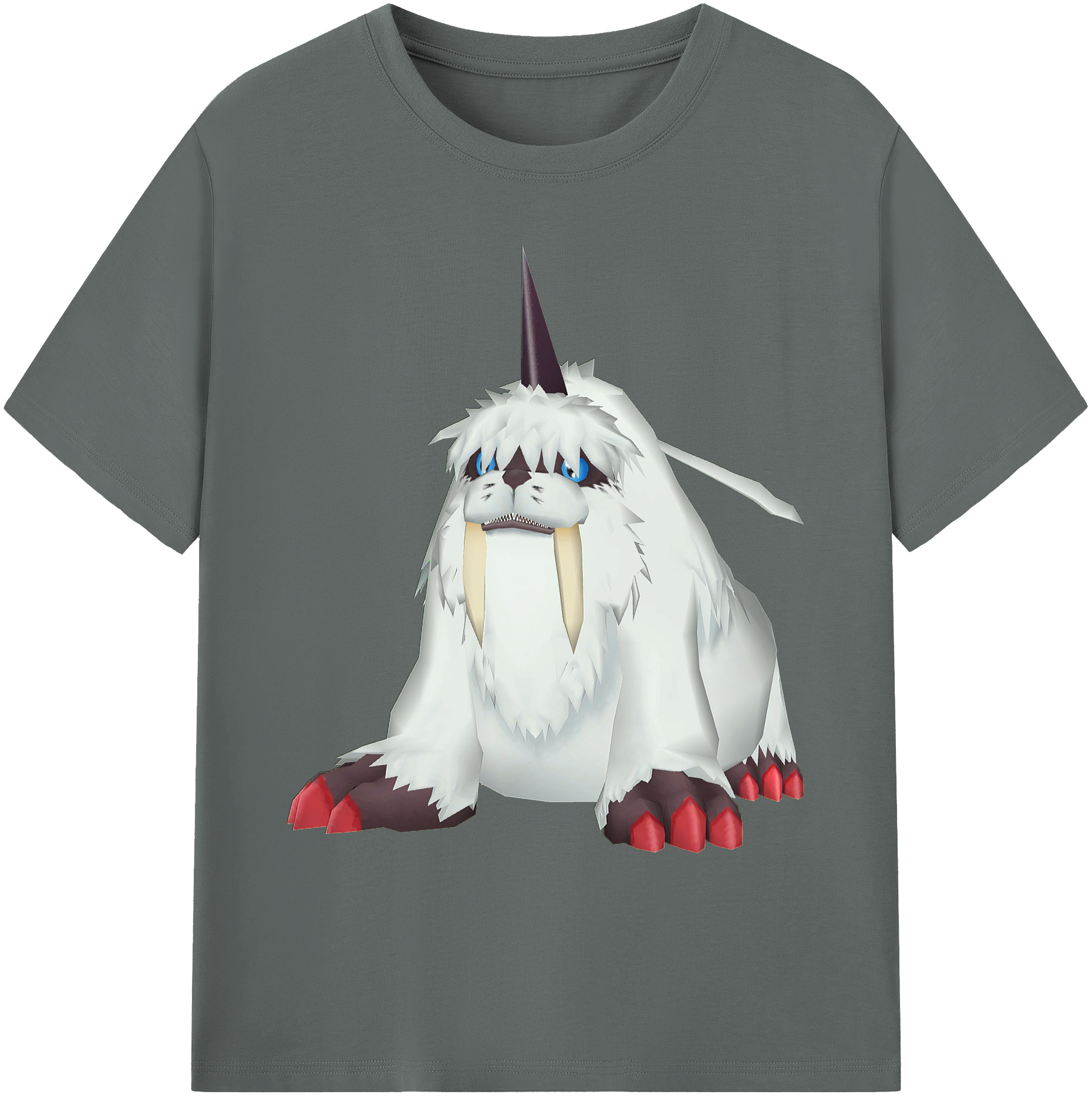 （画像用） Digimon デジタルモンスター/デジモン 綿100％ メンズ半袖Tシャツ｜肌触りやわらか＆通気性